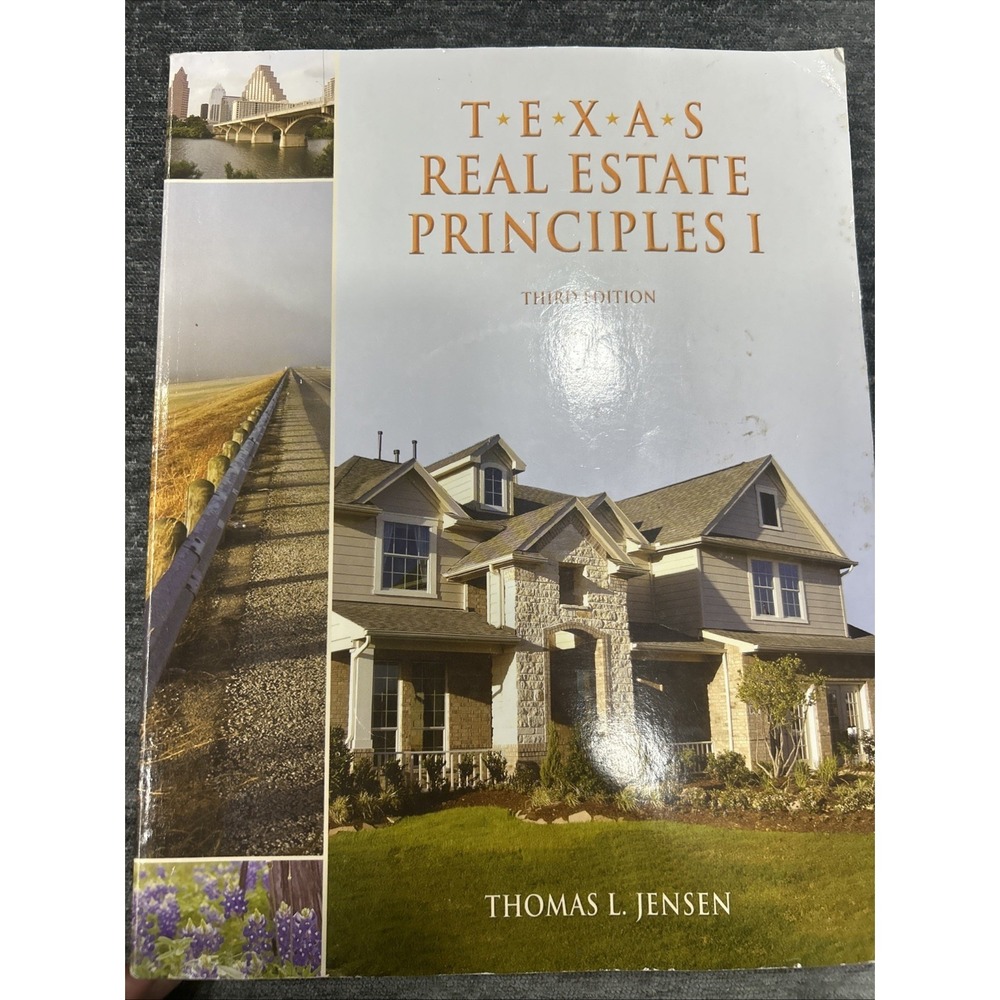 TEXAS REAL ESTATE PRINCIPLES I 3rd Edition- Thoms L. Jensen‎